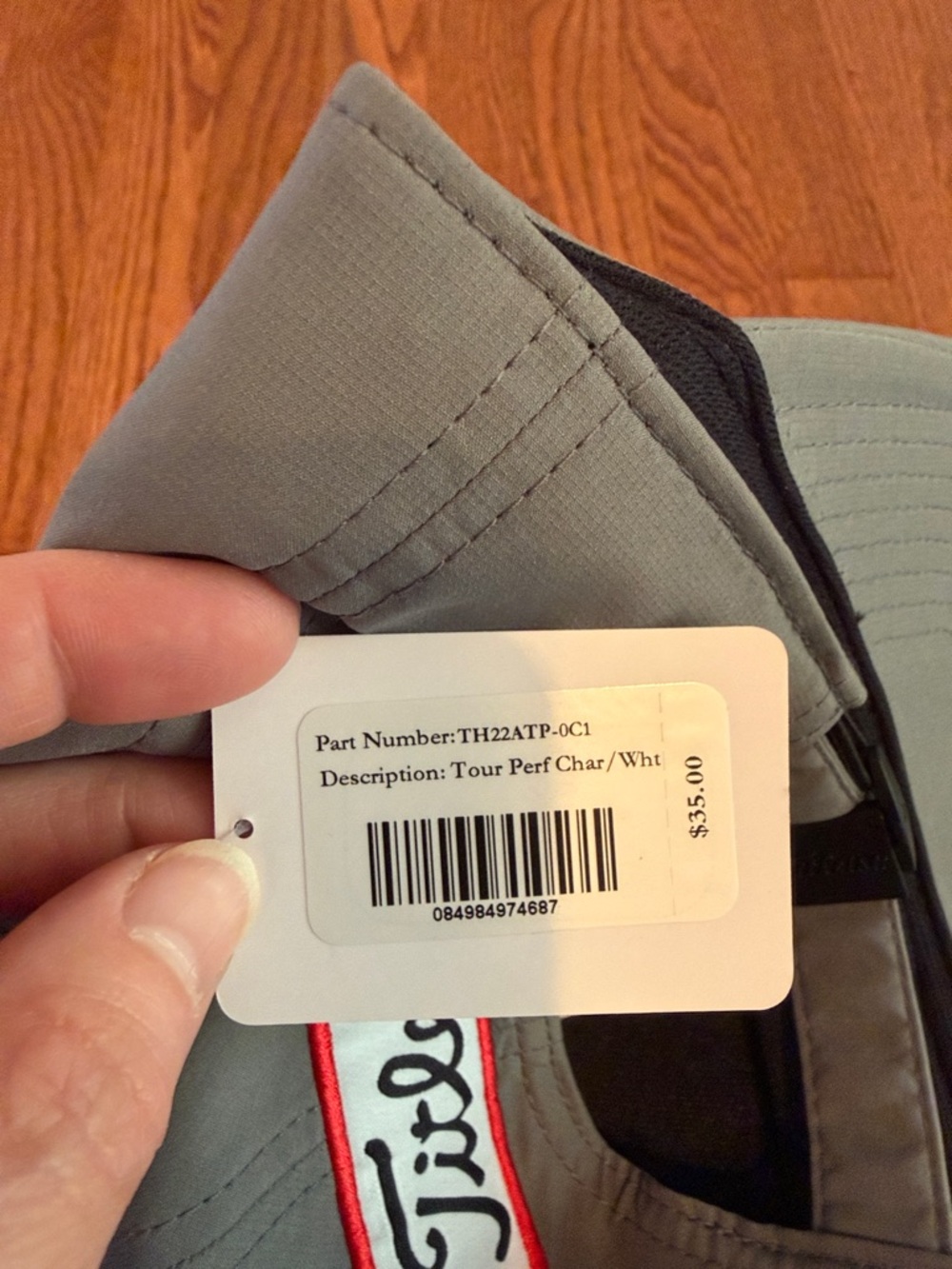 Titleist Gray Cap with White Script - Picture 10 of 10
